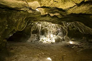 Images Dated 29th March 2006: Cave inside the Bluff, Cayman Brac, Cayman Islands, Caribbean