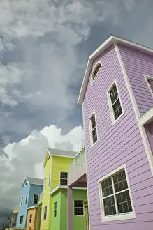 Paradise Point Prints: CAYMAN ISLANDS - GRAND CAYMAN - East Point: Paradise Villas / New Colorful Homes