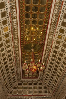 Images Dated 2nd February 2015: Ceiling. Palace of Flowers. Moti Mahal. Phool Mahal. Mehrangarh Fort. 10th century