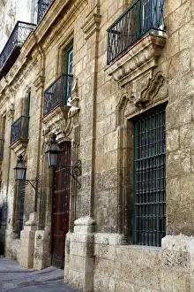 Iron Prints: Central America, Cuba, Havana. Old Havana architecture