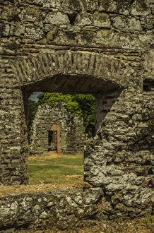 Panama Gallery: Central America, Panama, Panama City, ruins, UNESCO Ruins of sixteenth century Panama