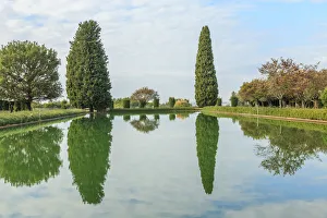 Tivoli Prints: Central Italy, Lazio, Tivoli. Hadrians Villa. Villa Adriana, UNESCO World Heritage Site