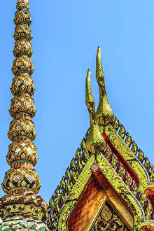 Ceramic Prints: Ceramic Chedi spire pavilion roof