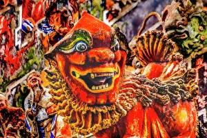 Ceramic Prints: Ceramic dragon figurine Chen Clan Ancestral Hall