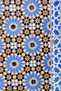 Medina Prints: Ceramic tilework at the Sidi Bou Abid Mosque