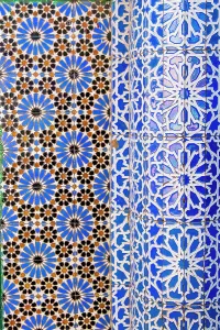 Medina Prints: Ceramic tilework at the Sidi Bou Abid Mosque