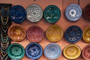 Medina Prints: Ceramics, Medina Souk, Marrakech, Morocco