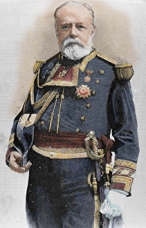 Beard Prints: CERVERA, Pascual (1839- 1909). Spanish marine