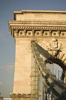 Chain Bridge, Central Budapest, Hungary, Europe