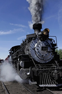 Images Dated 28th January 2011: Chama, New Mexico, United States. Cumbres and Toltec Narrow gauge railway, antique