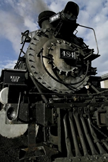 Images Dated 25th July 2009: Chama, New Mexico, United States. Historic Cumbres and Toltec railroad. Narrow gauge