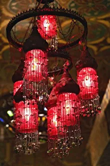 Images Dated 27th January 2006: Chandelier for sale, Khan el Khalili Bazaar, Cairo, Egypt