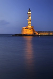 Images Dated 16th May 2010: Chania Lighthouse, Crete, Chania, Greece