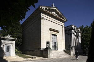 Bruce Yuanyue Bi Prints: The chapel of Cimtiere du Pere Lachaise. Paris. France