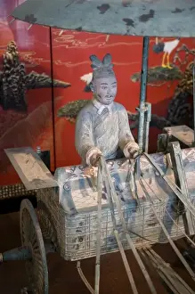 Imperial Prints: Charioteer in replica 2, 000-year-old excavated imperial chariot unearthed from Imperial burial site