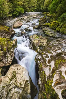 Images Dated 1st July 2021: The Chasm, Fiordland National Park, South Island, New Zealand