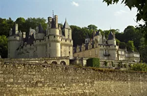 Images Dated 14th December 2007: The Chateau d Usse in Loire, the castle that inspired the story about The Sleeping Beauty