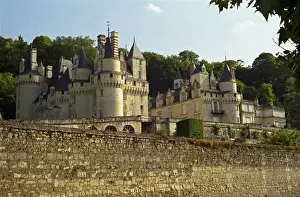 Defence Prints: The Chateau d Usse in Loire, the castle that inspired the story about The Sleeping Beauty