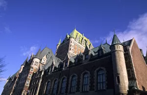 Images Dated 24th July 2007: Chateau Frontenac in Quebec City Quebec Canada and the city