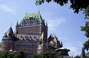 Images Dated 24th July 2007: Chateau Frontenac in Quebec City Quebec Canada and the city