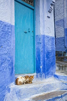 Africa Collection: Chefchaouen, Morocco. Moroccan architecture