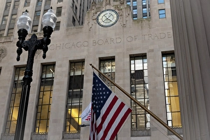 Finance Prints: Chicago Board of Trade Building in Chicago Loop