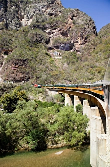 Railroad Prints: Chihuahua-Pacifico Railway, Chepe, Mexico, Copper Canyon, El Fuerte