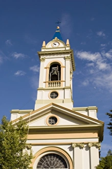 Punta Arena Prints: Chile, Patagonia, Punta Arenas, Main Square, Cathedral