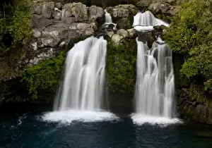 Images Dated 20th March 2010: Chile. South America. Waterfalls at Ojos del Caburga (or Ojos del Caburgua)