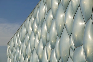 Images Dated 29th January 2008: China, Beijing. National Aquatics Center Exterior, Swimming Venue for the 2008 Summer