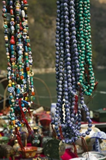 CHINA, Chongqing Province, Wushan. Riverboat Port at Little Three Gorges Staging