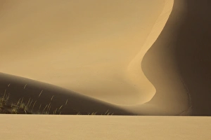 Images Dated 2nd May 2013: China, Inner Mongolia, Badan Jilin Desert. Abstract of desert shapes and contrasts