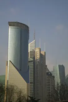 Images Dated 7th February 2008: CHINA, Shanghai. Pudong District- Pudong Highrises / Late Afternoon