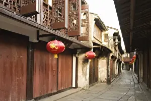 Images Dated 17th November 2008: China, Zhouzhuang. Historic Zhouzhuang Water Village