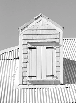 Closed Prints: Christiansted, Saint Croix, US Virgin Islands. Architectural detail. Roof