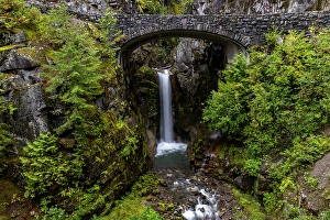 Images Dated 8th October 2023: Christine Falls n Mount Rainier National Park, Washington State, USA