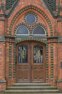 church door, Lubeck_germany