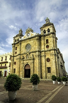 Church - iglesia - of San Pedro Claver in the Plaza de San Pedro Claver, Old City Church - iglesia - of San Pedro Claver in the Plaza de San Pedro Claver, Old City