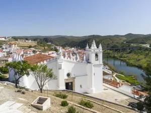 Alentejo Prints: The church of Mertola, a former Mosque dating back to the moorish times