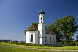 A church near Weilheim in Sounthern Germany