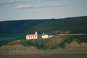 Territory Prints: church off the Dempster highway in the Northwest Territories, Canada