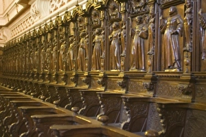 Church of San Francisco and monastery, famous for its catacombs and library, built in 1687
