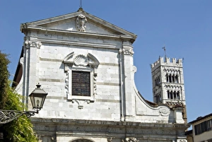 Historical Landmark Prints: Church of San Giovanni and Santa Reparata, Lucca, Tuscany, Italy, Europe