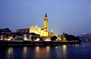 Verona Prints: The church of Sant Anastasia in Verona, Italy