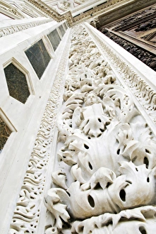 Images Dated 18th November 2010: Church of Santa Croce, Firenze, Main gate, UNESCO World Heritage Site, Tuscany, Italy