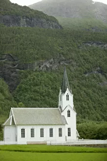 Images Dated 23rd December 2003: church, Sogne Fjord; Southern, Fjord Norway