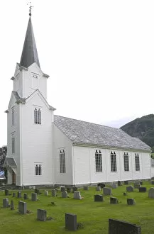Images Dated 9th January 2004: Church, Sogne Fjord VIC norway