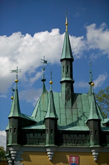 Images Dated 4th May 2004: church spires, Czech Republic, prague
