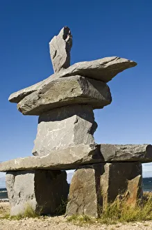 Churchill, Manitoba. Inukshuk