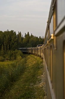 Images Dated 13th August 2008: Churchill, Manitoba. Train to Churchill from Winnipeg